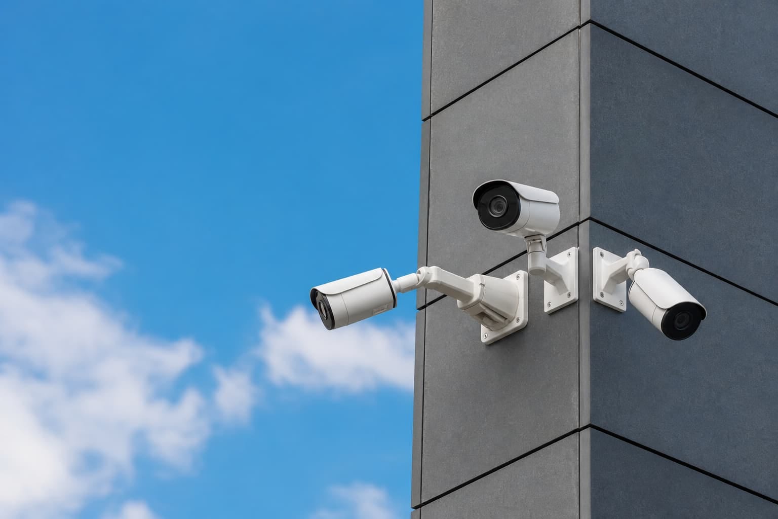 CCTV security camera installation